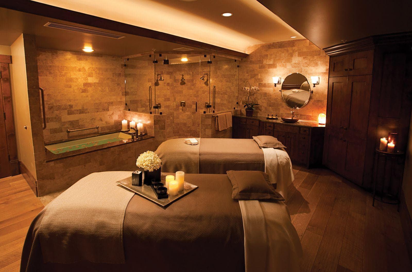 Treatment room at The Spa at Stein Eriksen Lodge